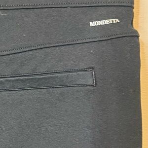 Mondetta Black Performance Pull on Dress Pants Small